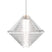 Tom Dixon Press Cone hanglamp LED Ø34 transparant