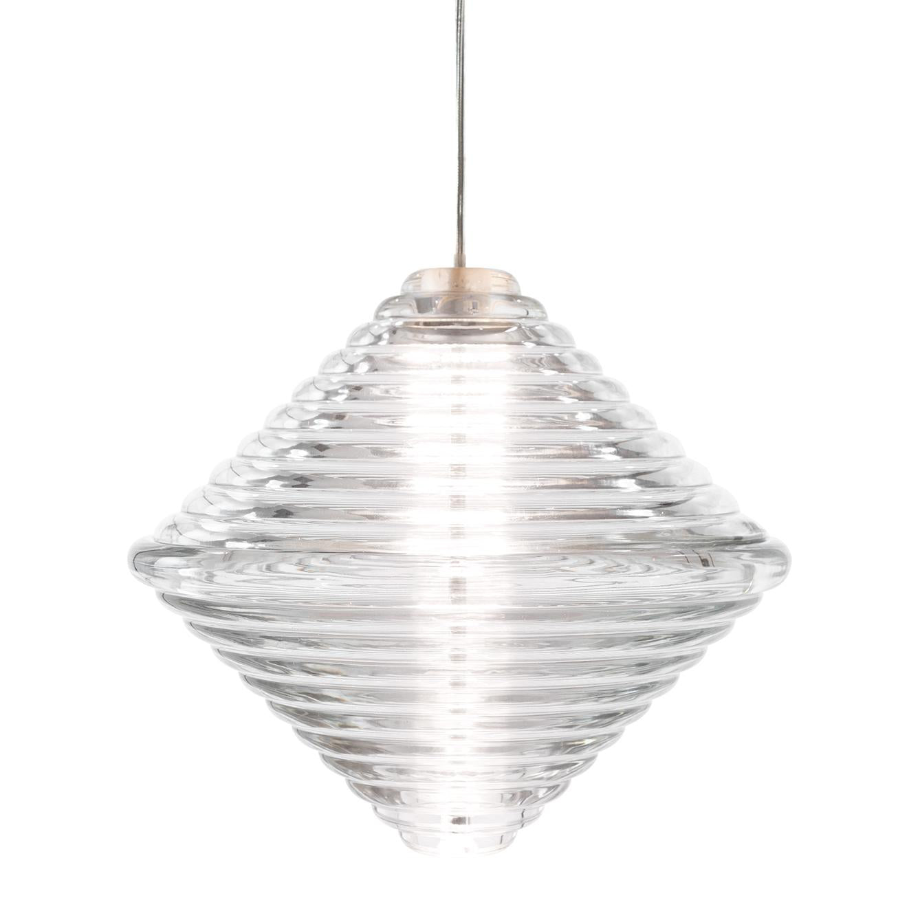 Tom Dixon Press Cone hanglamp LED Ø34 transparant