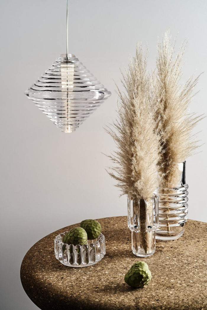 Tom Dixon Press Cone hanglamp LED Ø34 transparant