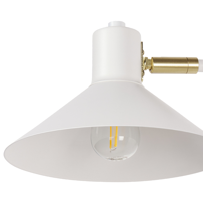 Beliani - BALIEM - Wandlamp - Wit - Metaal