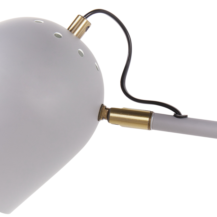 Beliani - ESTRELLA - Wandlamp - Lichtgrijs - Metaal