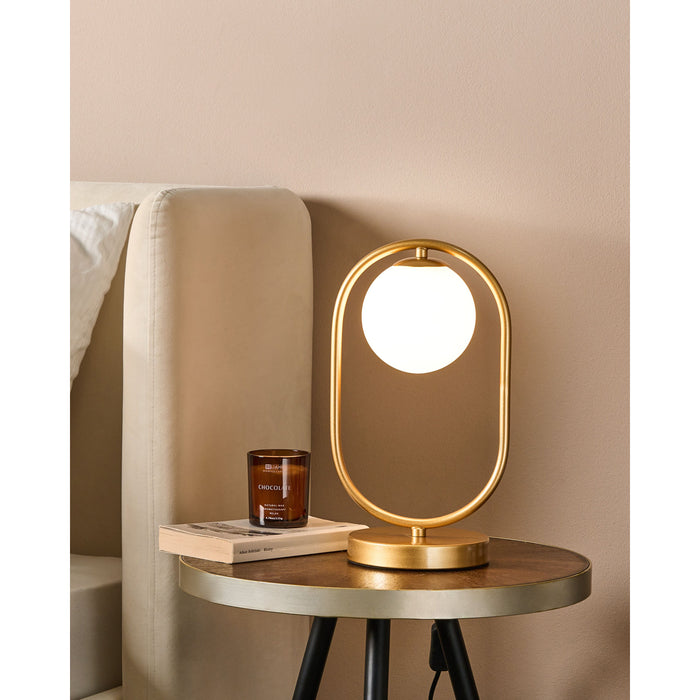 Beliani - YANKEE - Tafellamp - Goud - Metaal