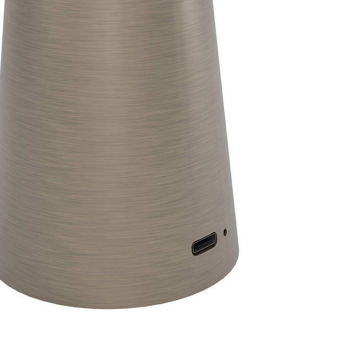 EGLO Piccola Tafellamp -  Draadloos - 28 cm - Donker Brons