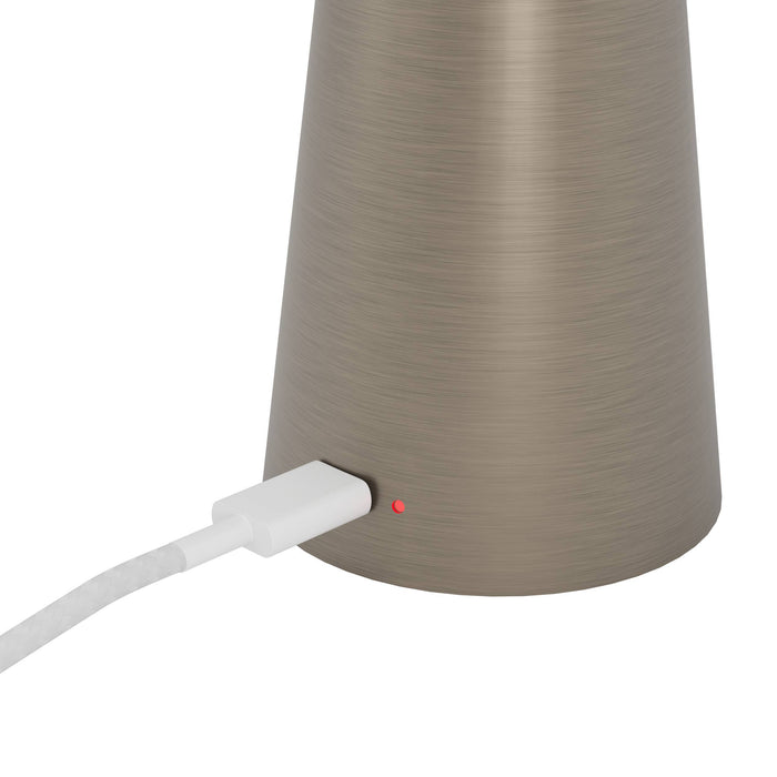 EGLO Piccola Tafellamp -  Draadloos - 28 cm - Donker Brons
