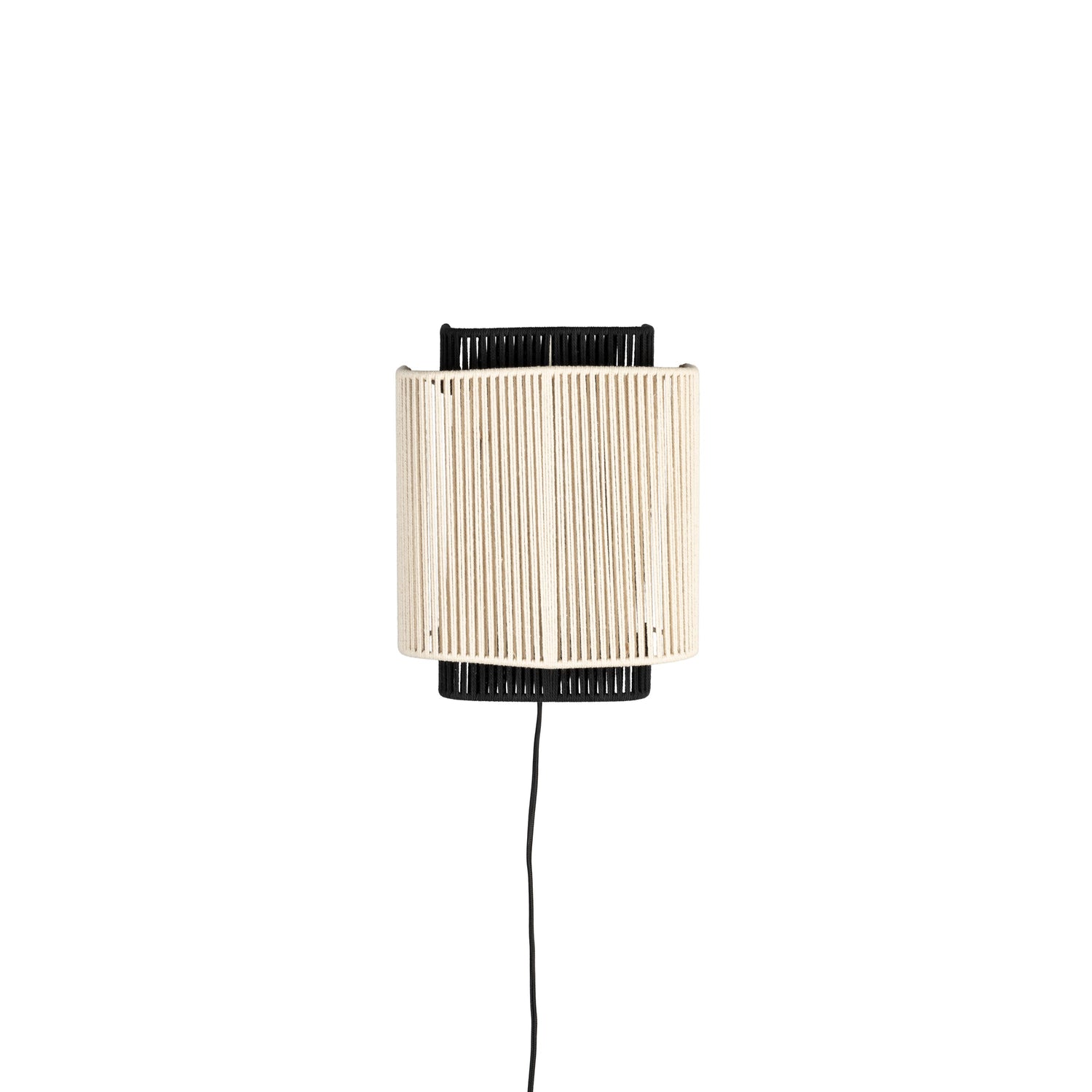 Dutchbone Elon Wandlamp Beige| Zwart