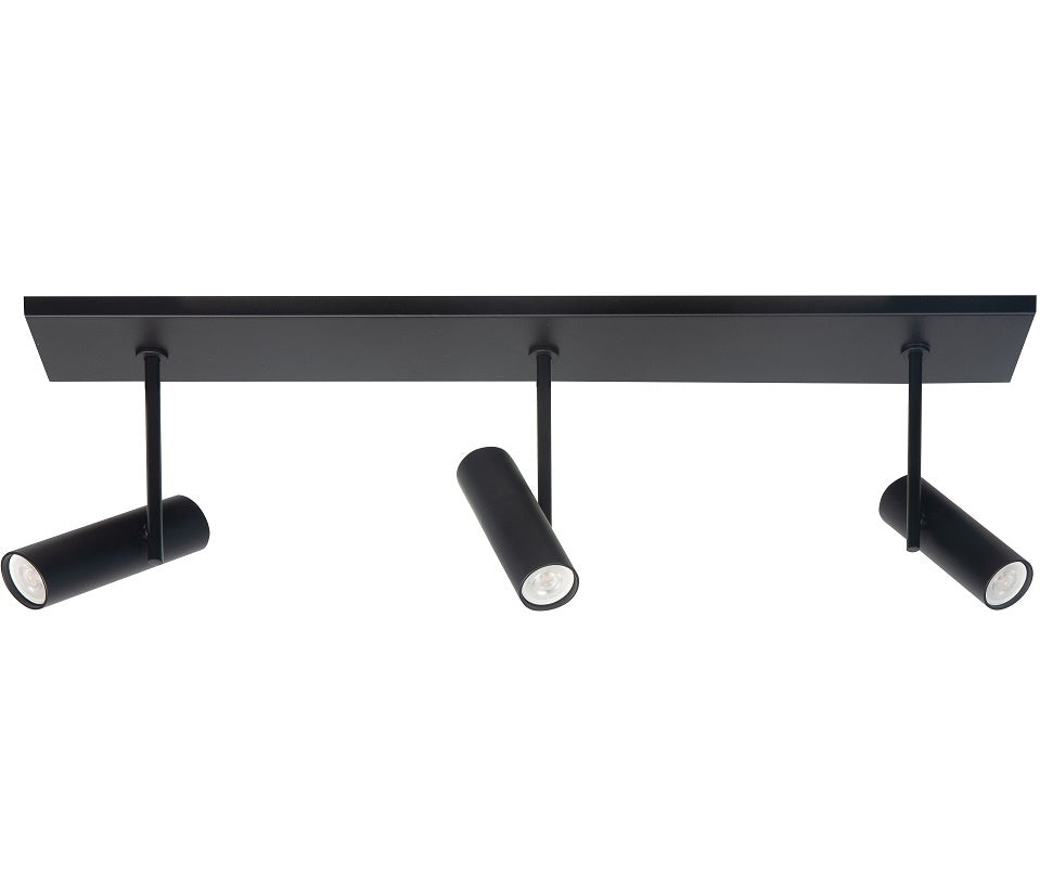 Highlight Spot Trend Zwart Mini GU-10 Ø 35mm 3 Lichts Balk