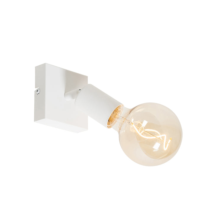 QAZQA Moderne spot wit vierkant - Facil