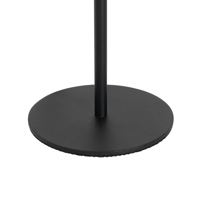 QAZQA Set van 2 tafellampen zwart met dimmer en oplaadbaar - Murdock