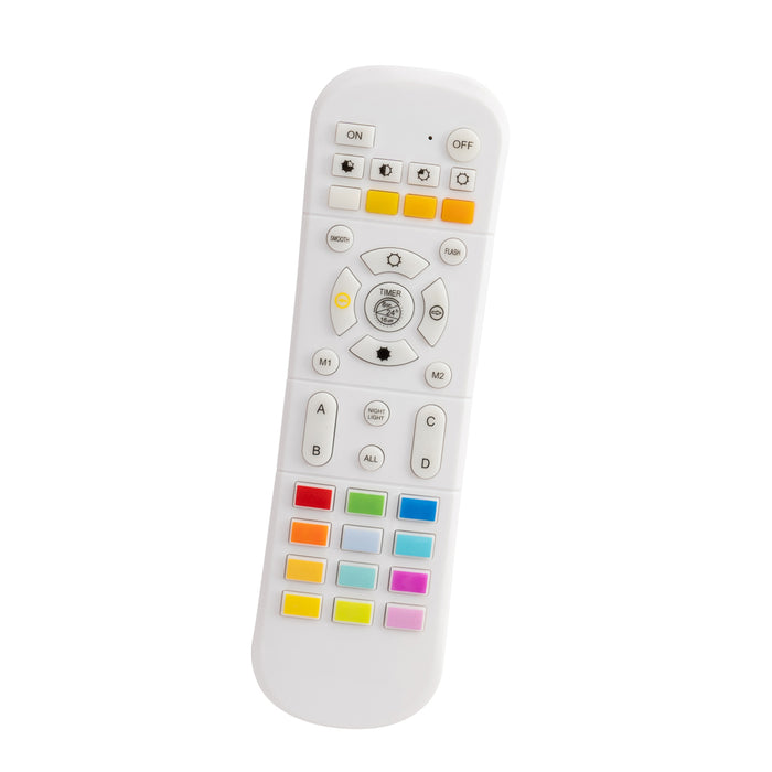 QAZQA Set van 2 tafellampen wit RGBW oplaadbaar - Eggo