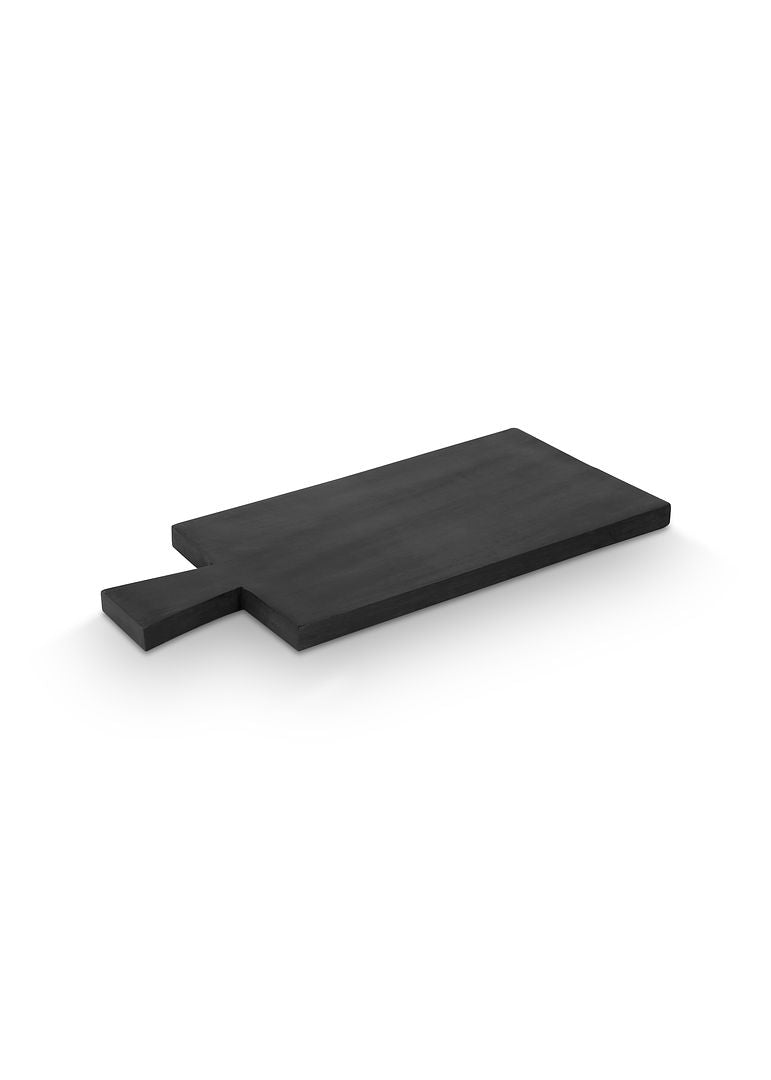 vtwonen Tray Fancy Dienblad - Hout - Zwart - 37x16cm