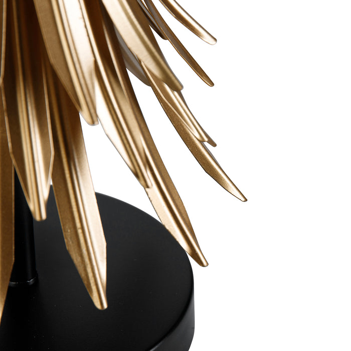 QAZQA Art Deco tafellamp goud - Wesley