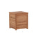 Rebellenclub Halon Kussen Opbergbox - 53 x 53cm - Naturel Hout