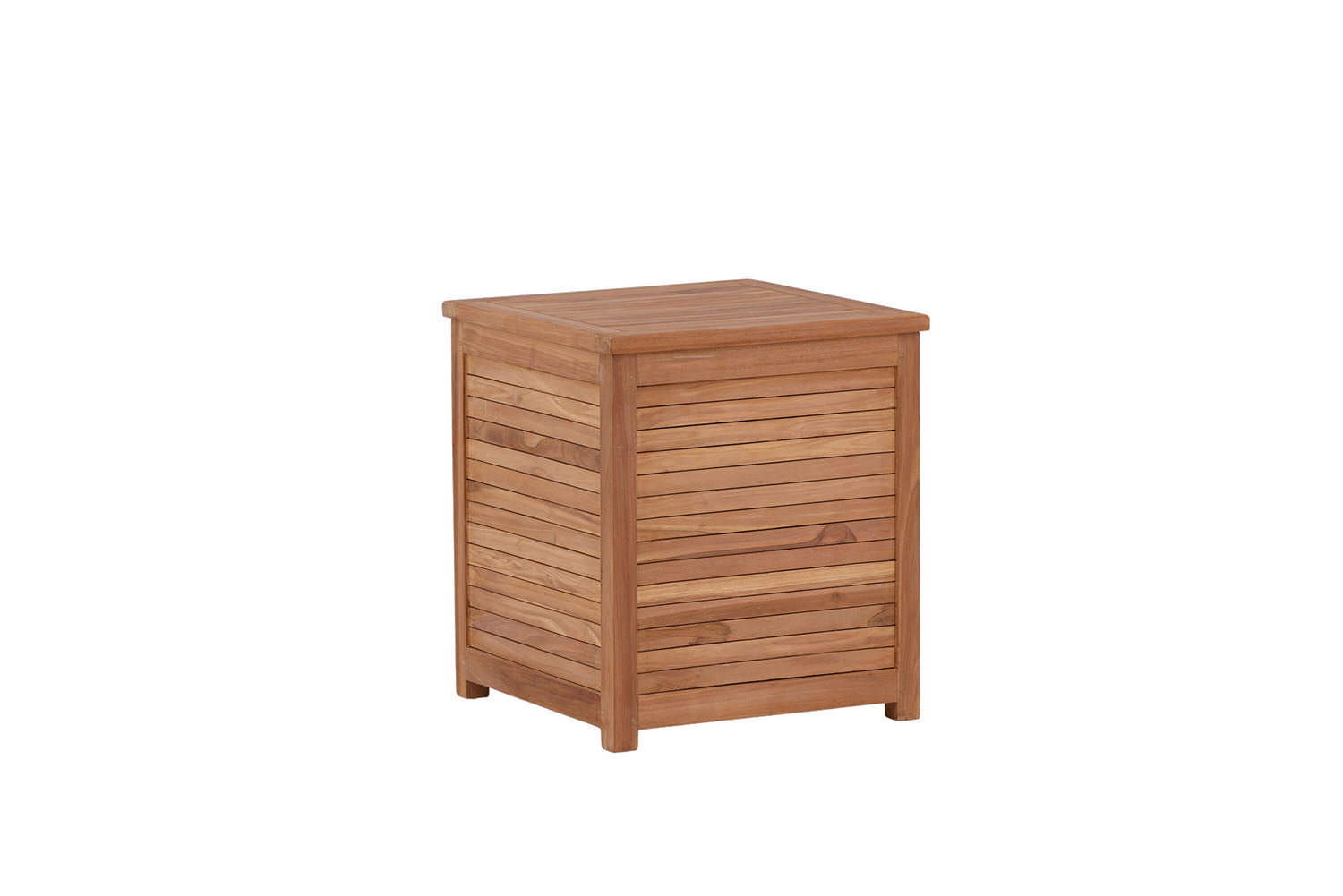 Rebellenclub Halon Kussen Opbergbox - 53 x 53cm - Naturel Hout