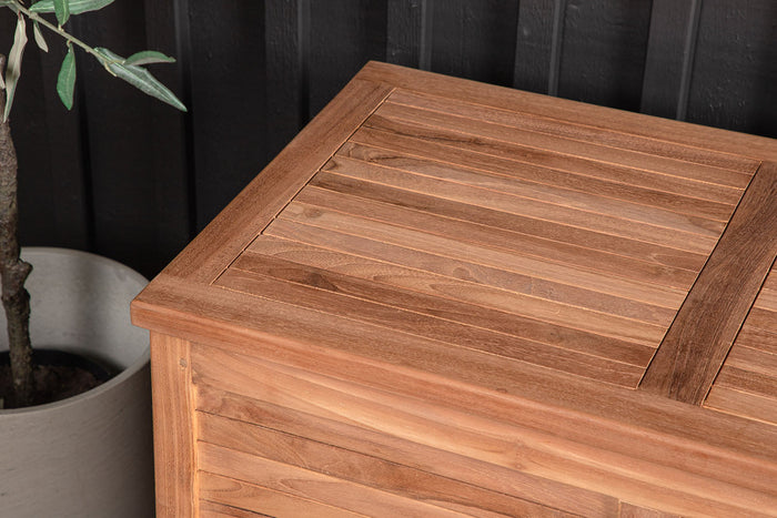 Rebellenclub Halon Kussen Opbergbox - 130 x 50cm - Naturel Hout