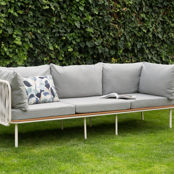 Beliani - SENISE - Tuinbank - Grijs - Aluminium