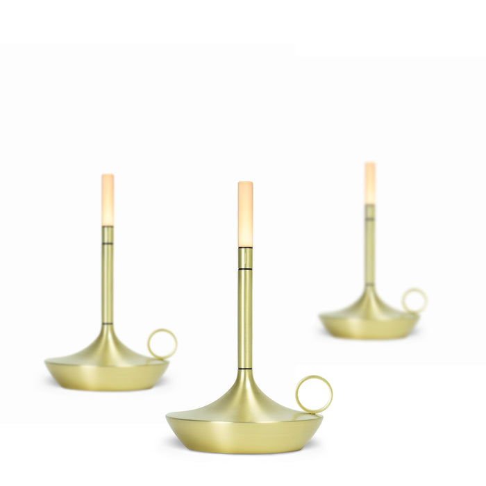 Graypants Wick Small tafellamp LED oplaadbaar grafiet