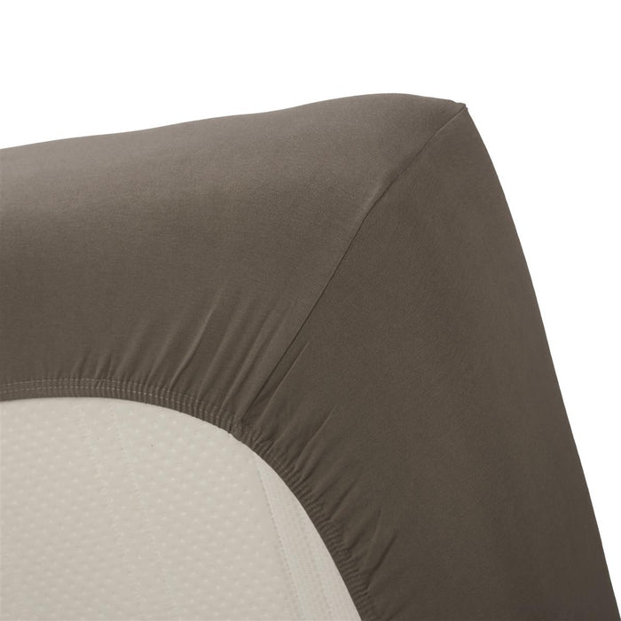 Beddinghouse Jersey Lycra - Hoeslaken - 140x200/220 - Warm Grijs