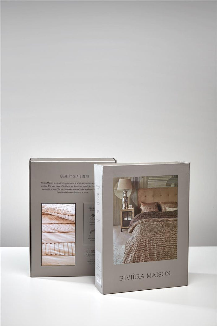 Riviera Maison Calm Coral  Dekbedovertrek - 240x200/220 - Blauw