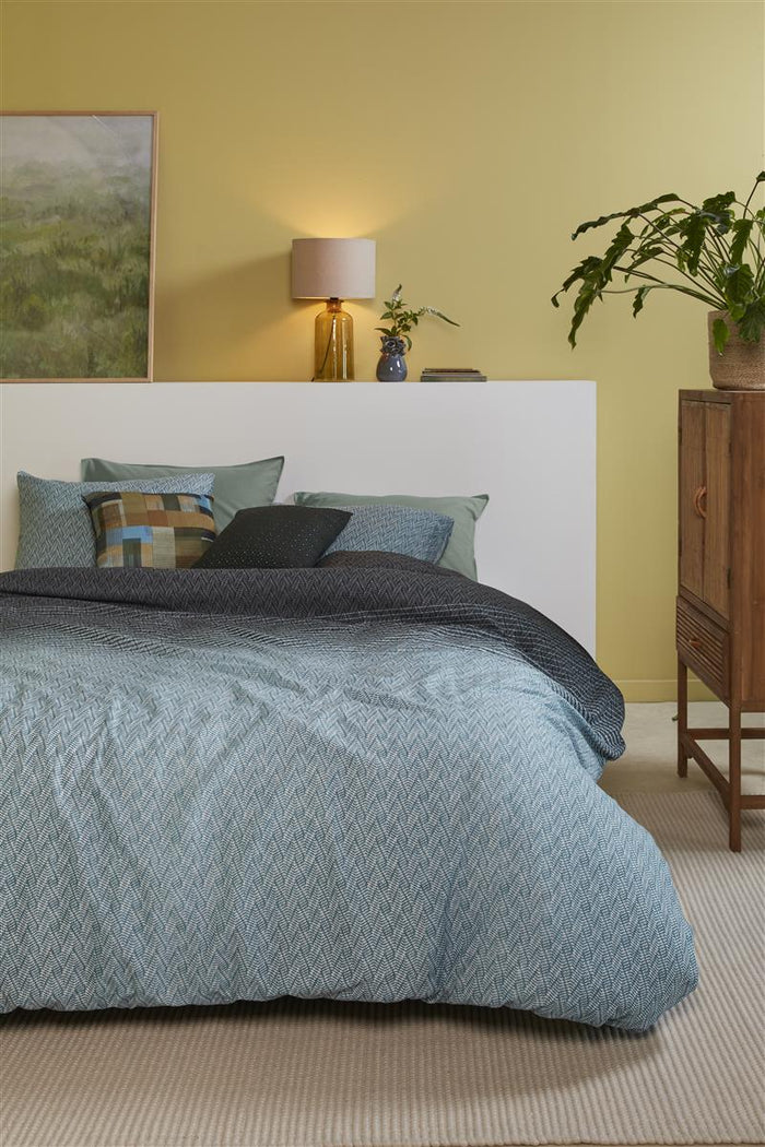 Beddinghouse Noa  Dekbedovertrek - 200x200/220 - Blauw