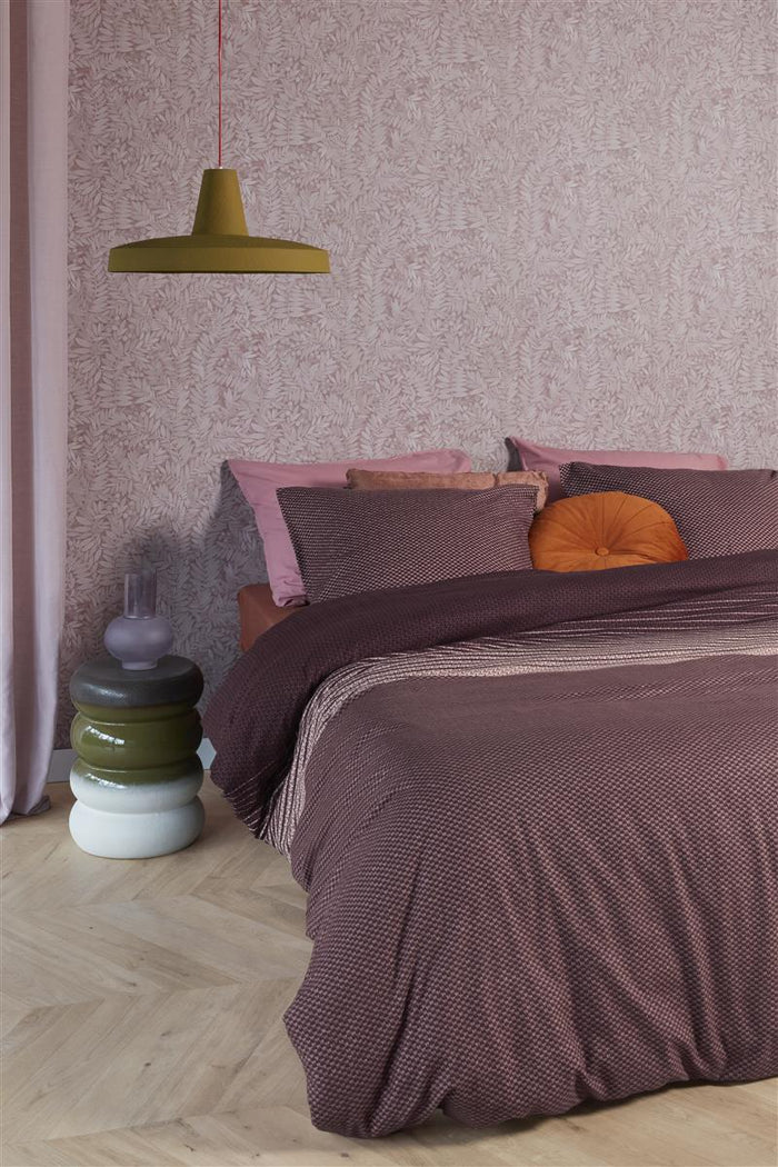 Beddinghouse Demi  Dekbedovertrek - 240x200/220 - Donker Rood