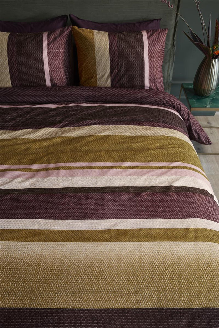 Beddinghouse Jorren  Dekbedovertrek - 240x200/220 - Donker Rood