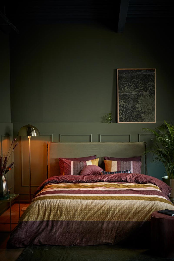 Beddinghouse Jorren  Dekbedovertrek - 240x200/220 - Donker Rood