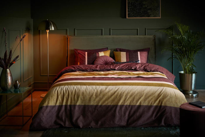 Beddinghouse Jorren  Dekbedovertrek - 240x200/220 - Donker Rood