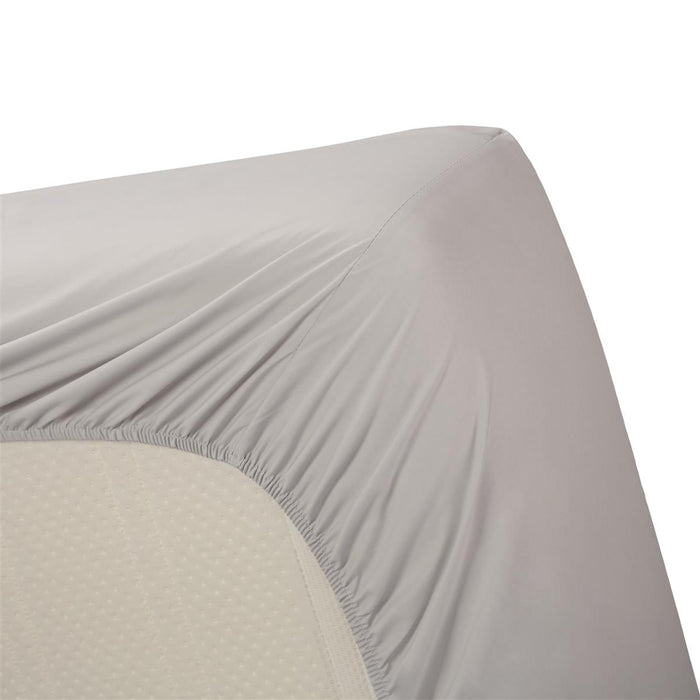 Beddinghouse Percale katoen - Hoeslaken - 180x220 - Licht grijs