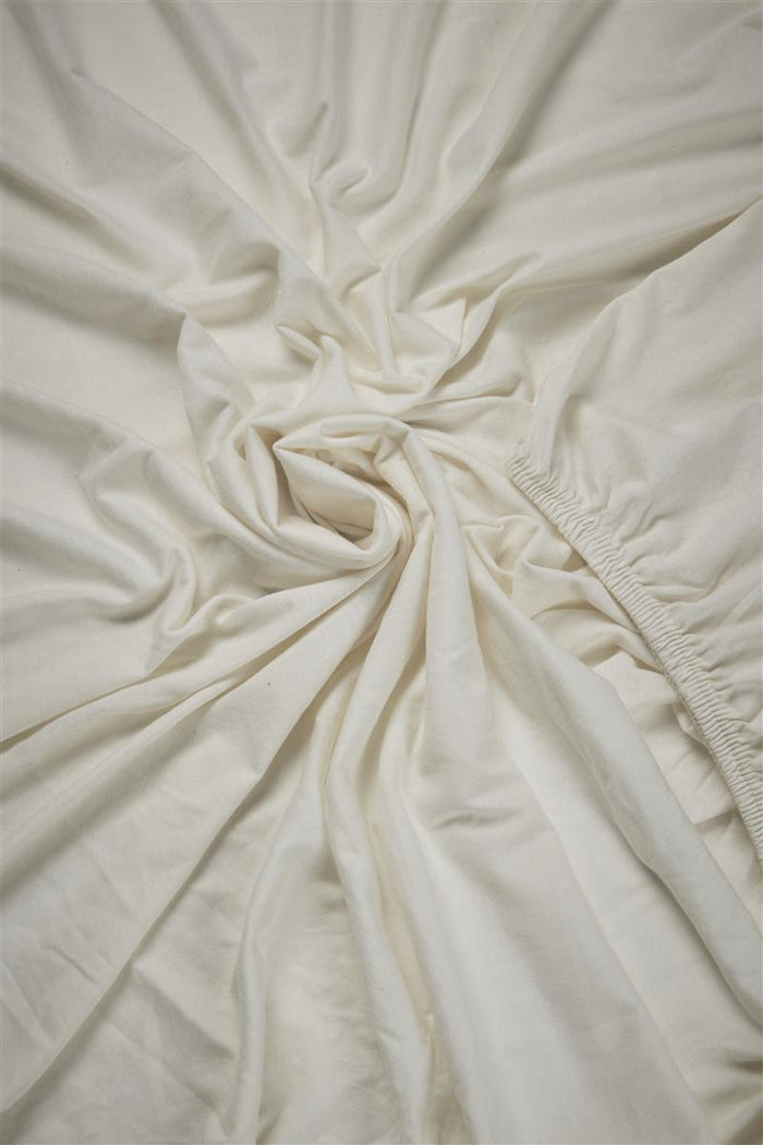 Beddinghouse Jersey - Hoeslaken - 120x200/220 - Gebroken wit