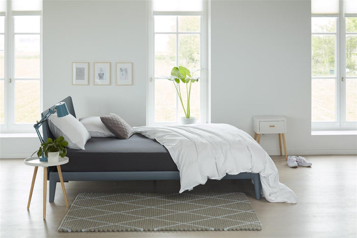 Beddinghouse Jersey - Topper Hoeslaken - 120x200/220 - Antraciet