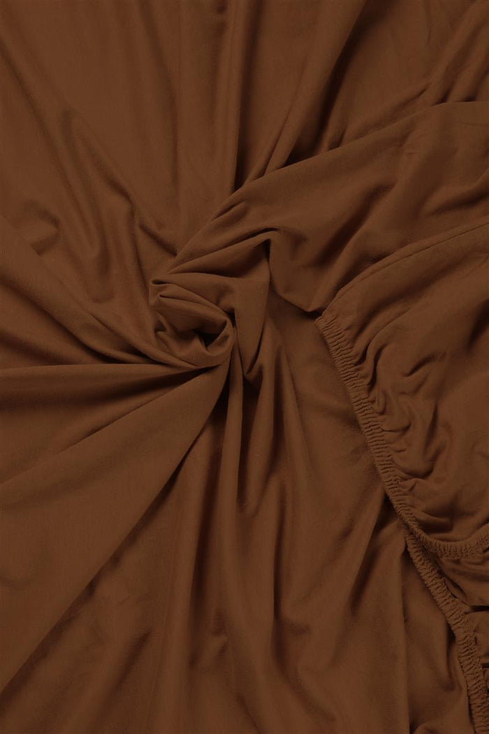 Beddinghouse Jersey - Topper Hoeslaken - 90x200/220 - Steenrood