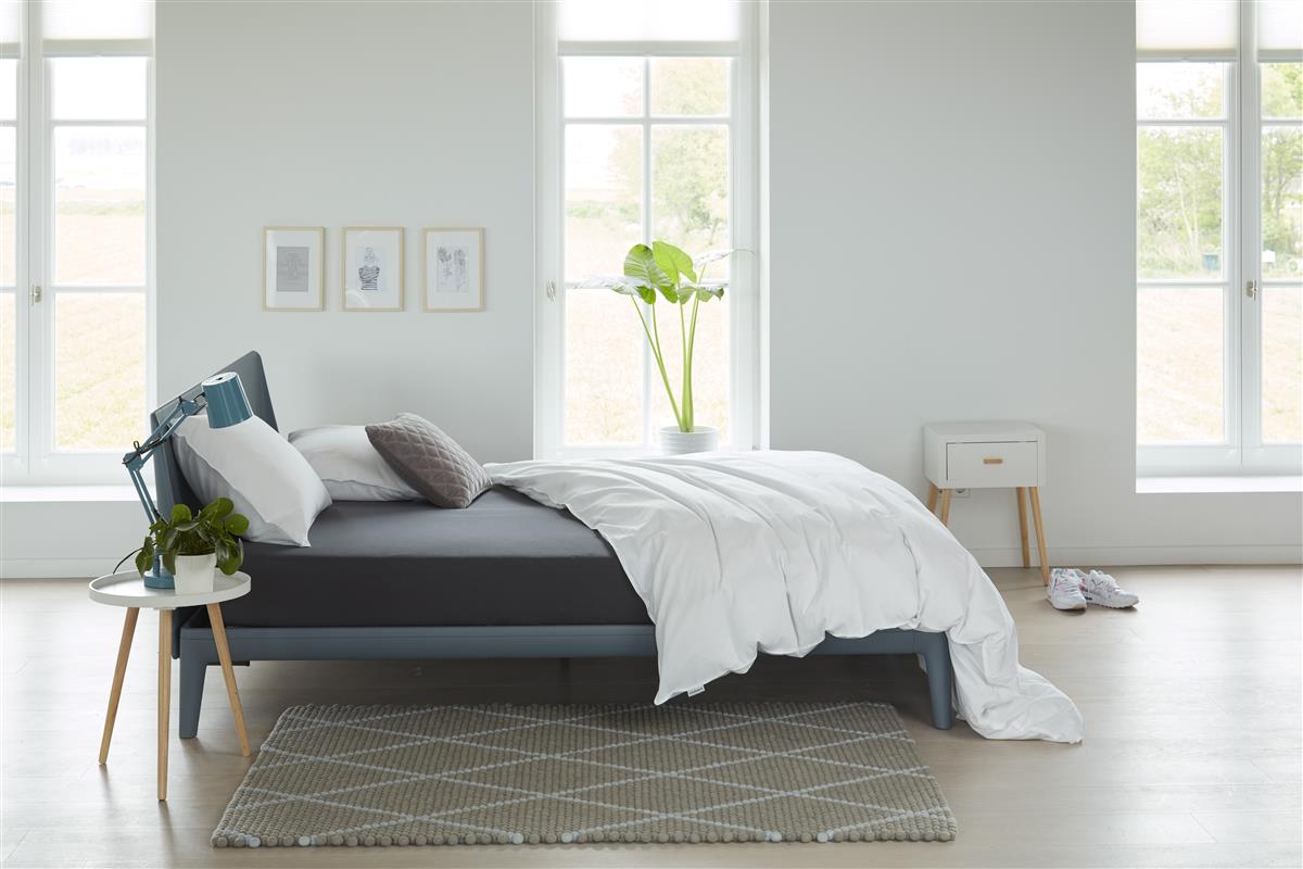 Beddinghouse Jersey - Topper Hoeslaken - 100x200/220 - Antraciet