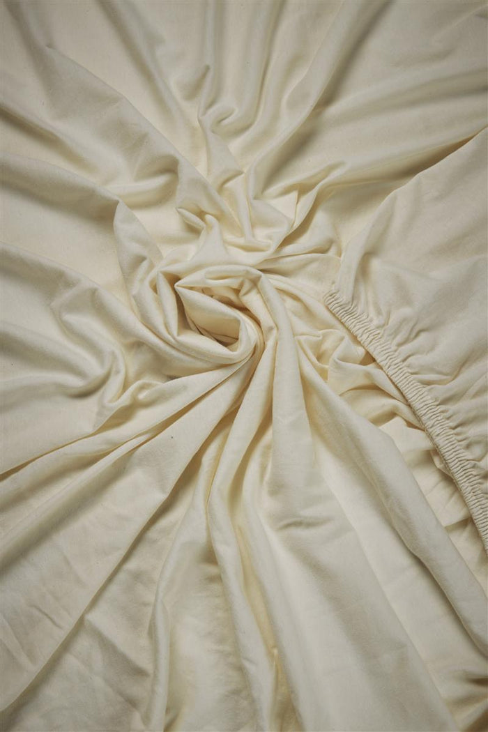 Beddinghouse Jersey - Topper Hoeslaken - 70/80x200/220 - Gebroken wit