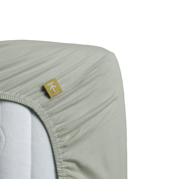 Beddinghouse Jersey - Topper Hoeslaken - 90x200/220 - Grijsgroen
