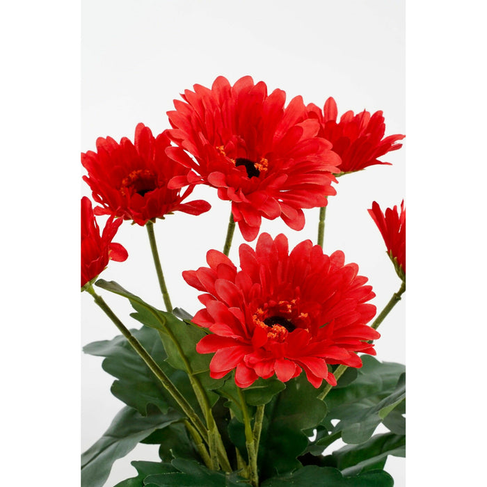 Mica Decorations Gerbera Kunstplant - H35 x Ø30 cm - Rood