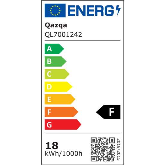 QAZQA Moderne grondspot staal 50 cm incl. LED IP65 - Eline