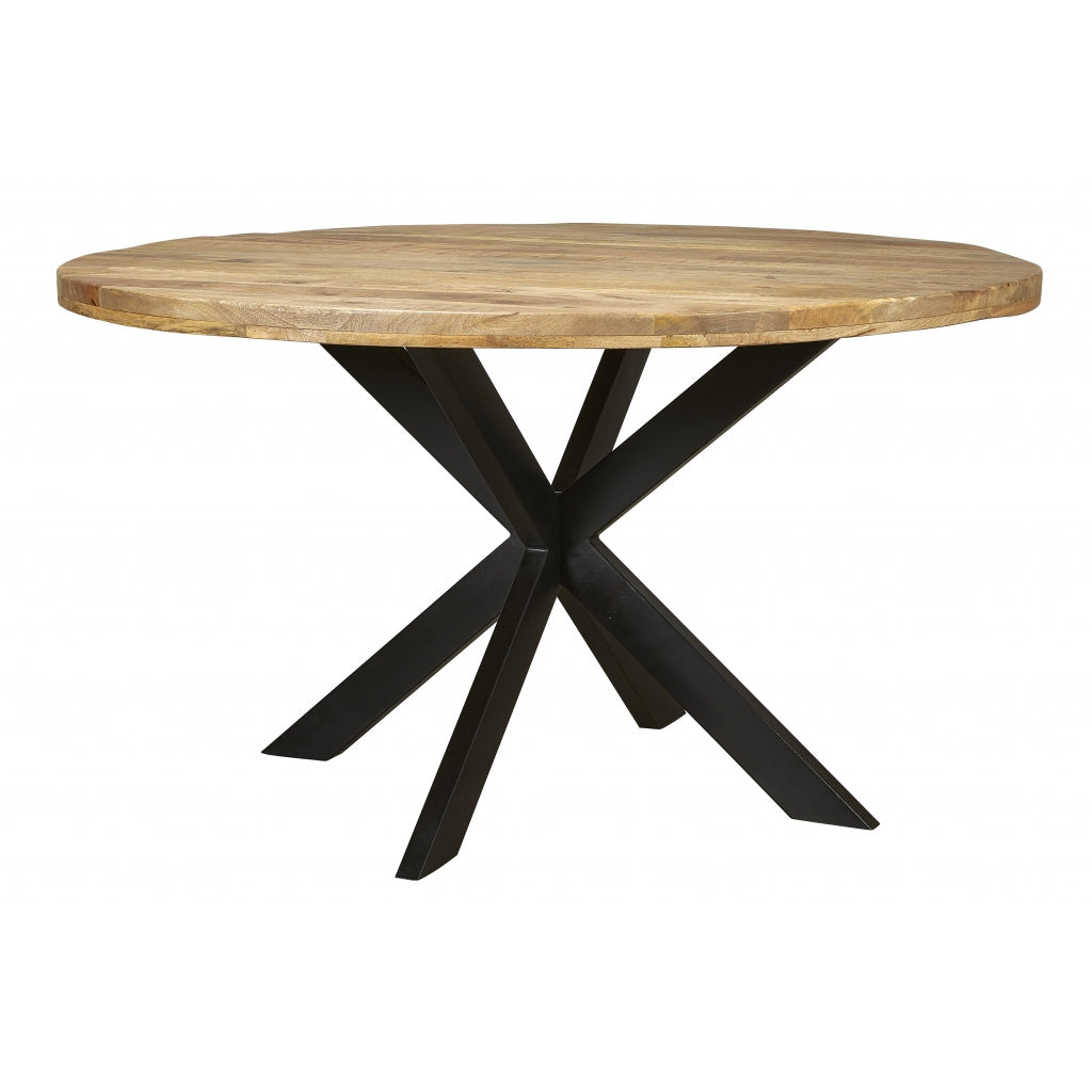 Eettafel Bemmel - Hout - Mango|Hout - Naturel - Hout