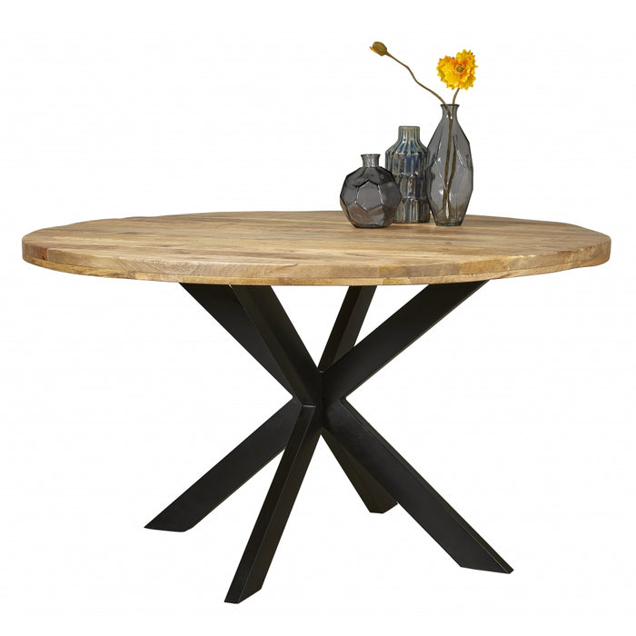 Eettafel Bemmel - Hout - Mango|Hout - Naturel - Hout