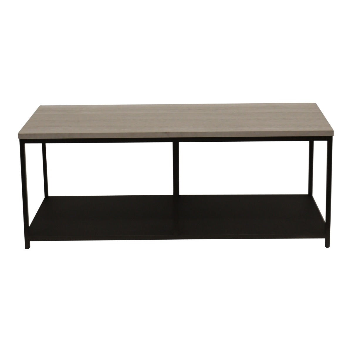 PTMD Laco Brown sidetable marble top taupe metal frame