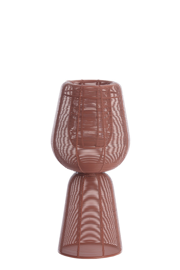 Light & Living - Windlicht FELLINI - Ø18x41.5cm - Roze