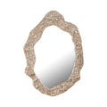 PTMD Morina Champagne alu glass mirror oval shaped