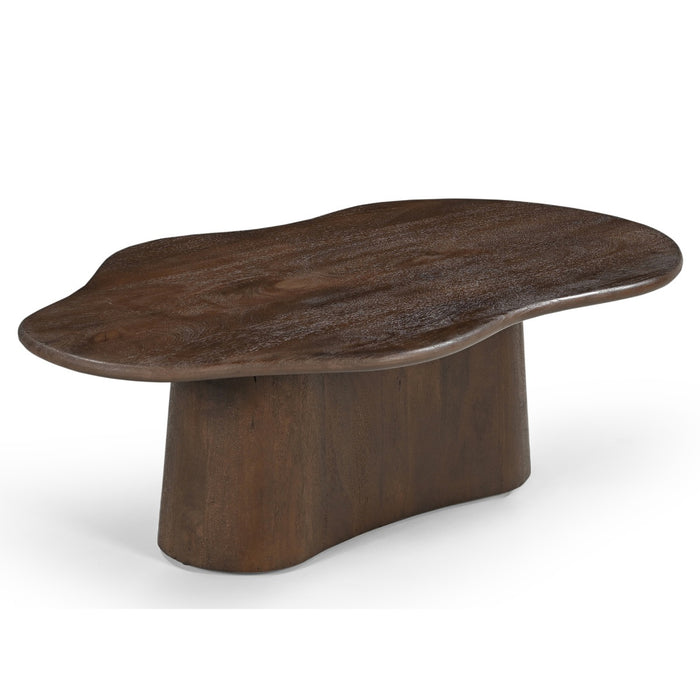 Giga Meubel - Salontafel Jessie Organisch Donkerbruin 120cm