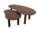 Brix - Salontafels - Brix Nubi Brown Set of 2 - Bruin