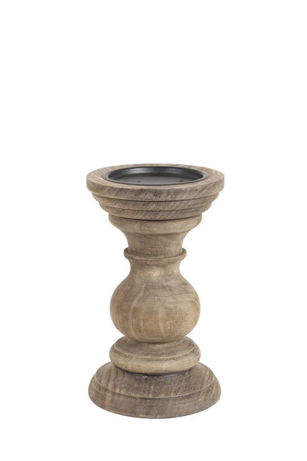 Light & Living - Kandelaar PESCARA - Ø12x20cm - Bruin