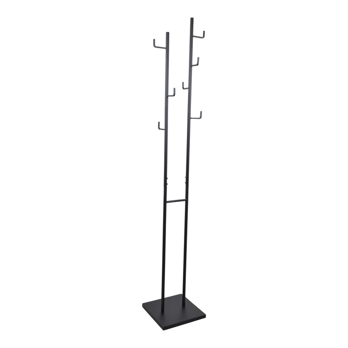 LOFT42 Jake staande kapstok - Zwart - Metaal - 176x29x29