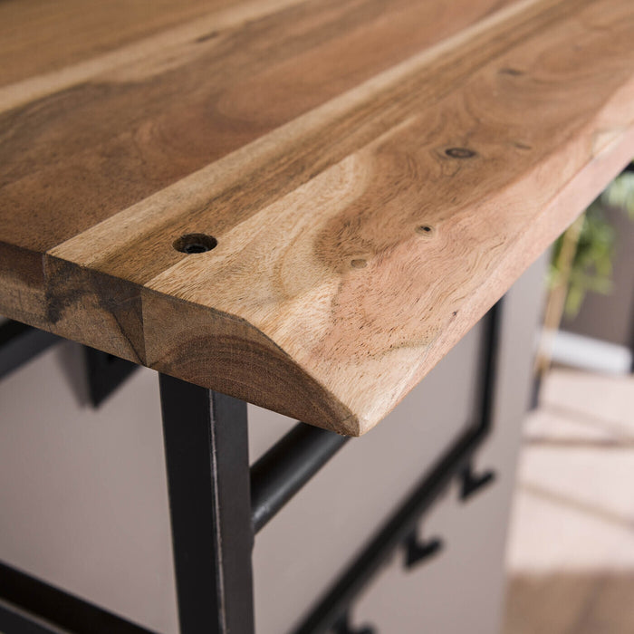 Giga Meubel - Kapstok 12 Haken - Incl. Hoedenplank - Hout & Metaal