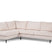 Giga Meubel - Hoekbank Stof - Beige|Metaal - 3-Zits Links - Fjord