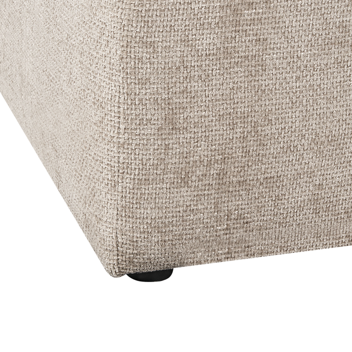 Beliani - GLORVIKA II - Driezitsbank - Taupe - Polyester