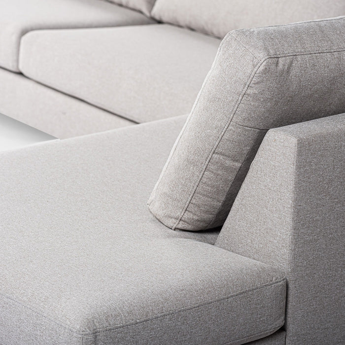 Giga Meubel - Hoekbank Grijs Stof - 3-Zits Rechts - Cover