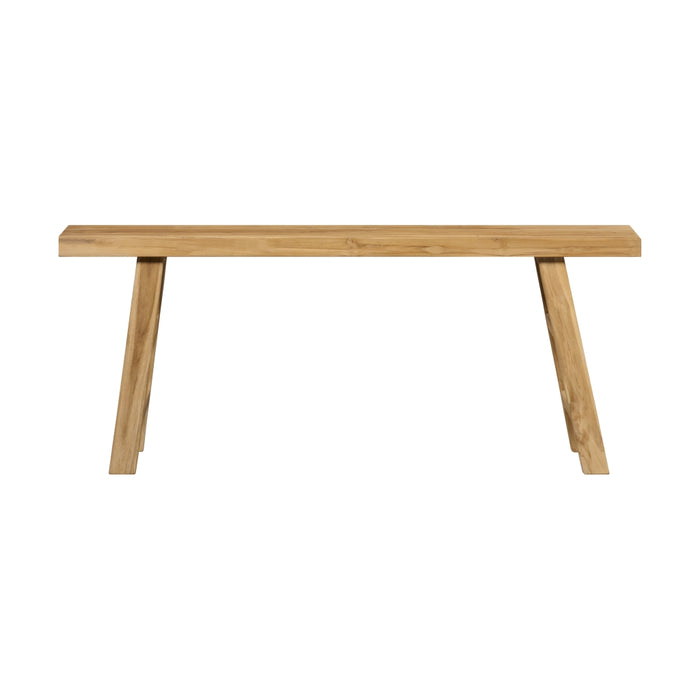 Bankje Bert - Hout - Naturel - Hout - 120x50x25cm (BxHxD)